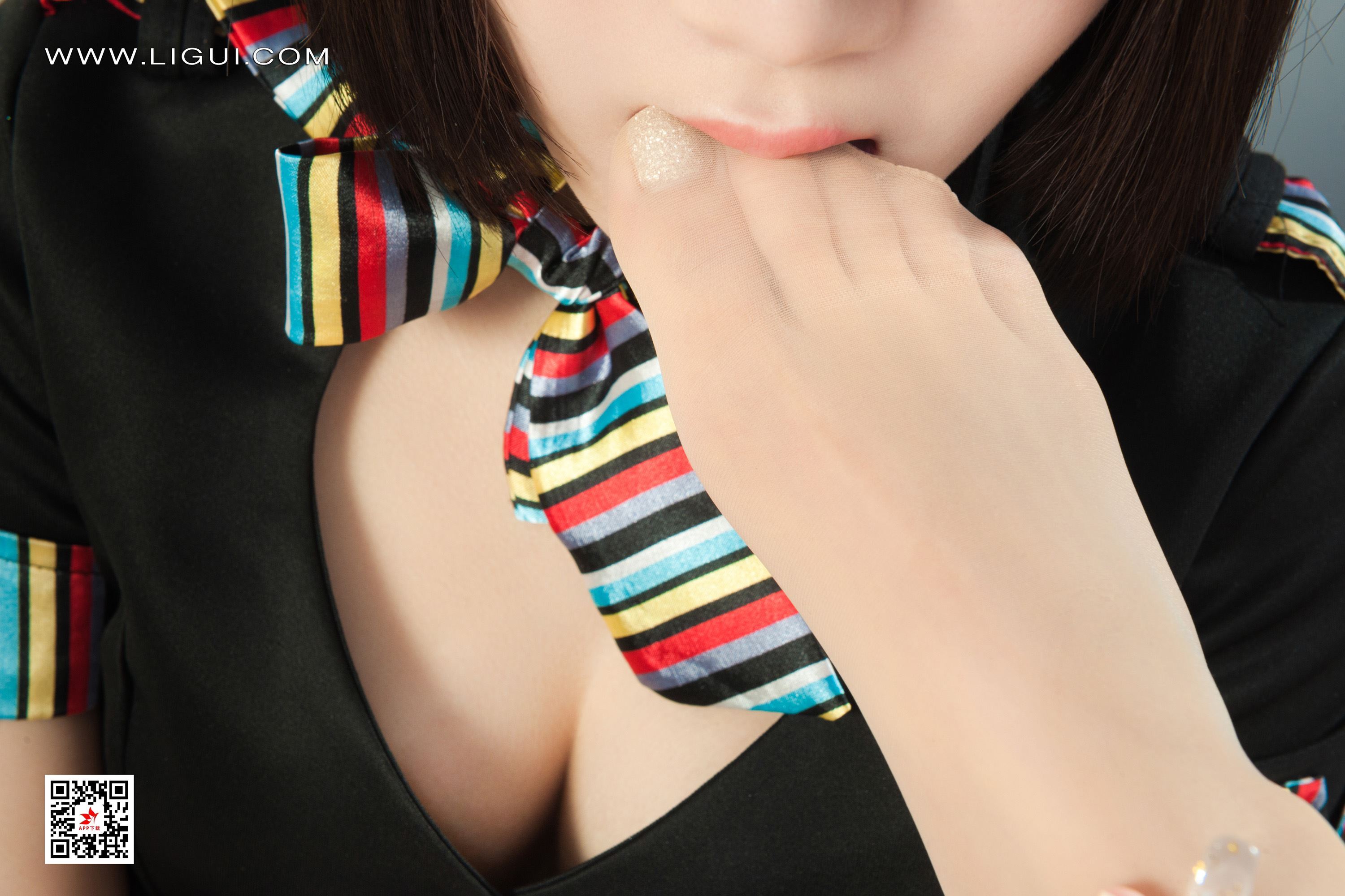 Ligui Beauty 2022.04.14 Network beauty Model Shixi  Xiao Qi